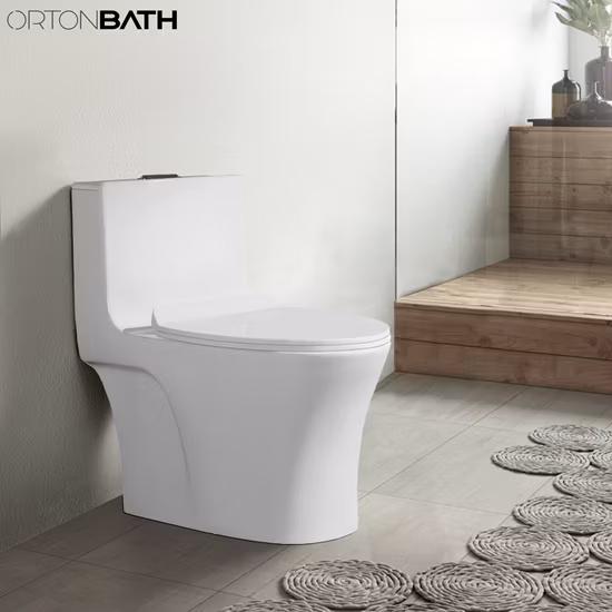 Ortonbath 미국 현대 높은 표준 화장실 저렴한 위생 도자기 세라믹 화장실 변기 사이포닉 S